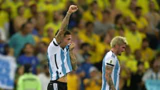 Argentina beat Brazil in World Cup qualifiers after kick-off delayed due to clash between police and fans