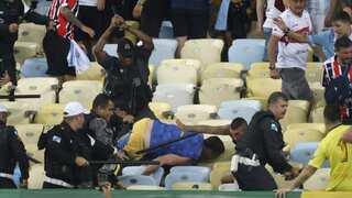 WATCH | Brazil police beat Argentina fans with batons during World Cup qualifiers
