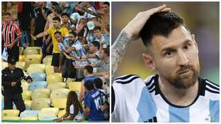 'Can't be tolerated': Messi comes in support of Argentina fans following crowd trouble in WC qualifier