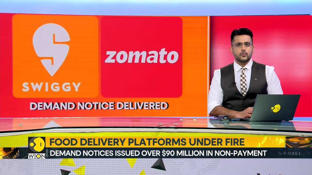 Demand notices issued to Swiggy & Zomato over $90 million in non-payment