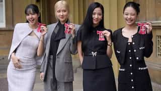 Members of K-pop band BLACKPINK receive British honour MBE from King Charles