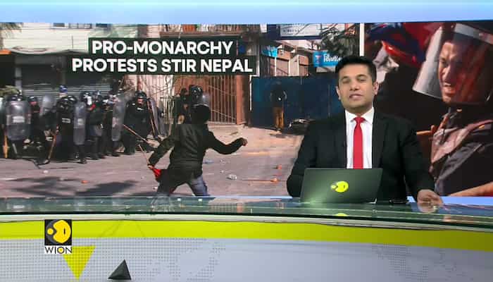 Pro-monarchy protests stir Nepal calling abolishment of Republic | WIONDispatch