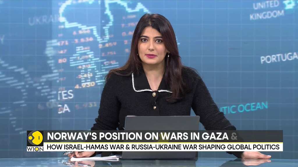 Norway's Deputy Foreign Minister Andreas Motzfeldt Kravik speaks to Wion