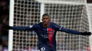 Ligue 1: Dembele scores maiden goal as PSG rout Monaco to cement top place