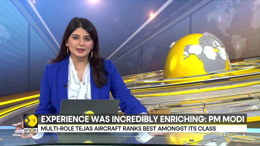 Indian PM Modi flies Tejas aircraft says, "Experience was incredibly enriching"