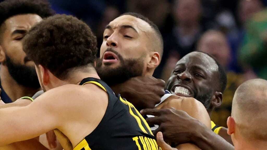 NBA ban Golden State Warriors star Draymond Green for grabbing Timberwolves' Rudy Gobert in a headlock