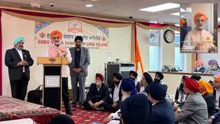 Watch | Indian envoy visiting US gurdwara heckled by Khalistani protesters