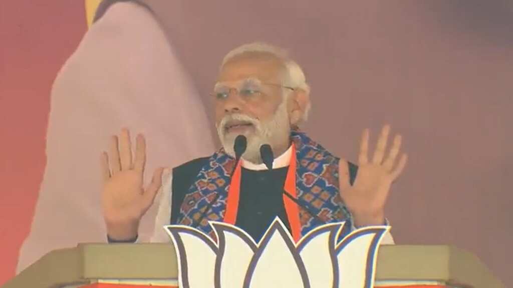 PM Narendra Modi launches scathing attack on opponents in Telangana, calls BRS and Congress 'equal sinners'