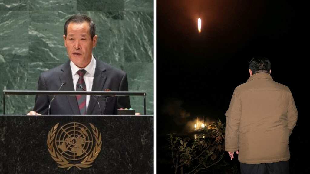 North Korea makes rare appearance at UN, defends spy satellite launch after Kim inspects White House images