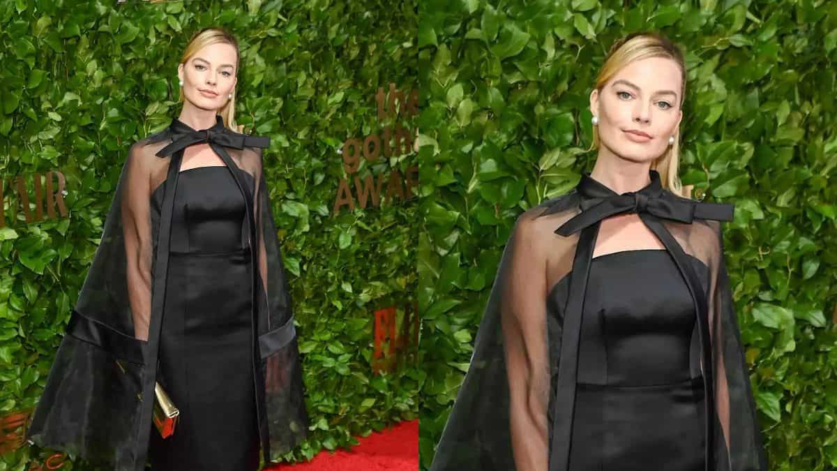 Margot Robbie arrives at Gotham Awards in all-black Barbie-inspired ensemble - see pics