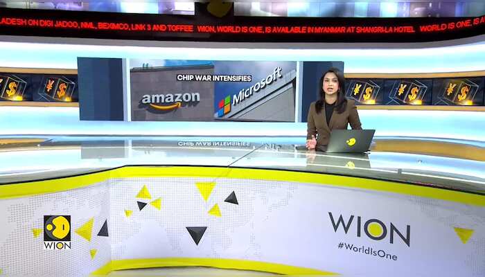 Microsoft faces off with amazon as AI chip battle intensifies