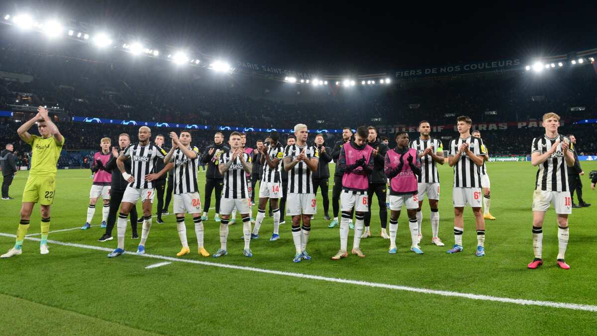 Newcastle United manager rues penalty not given against PSG in Champions League game