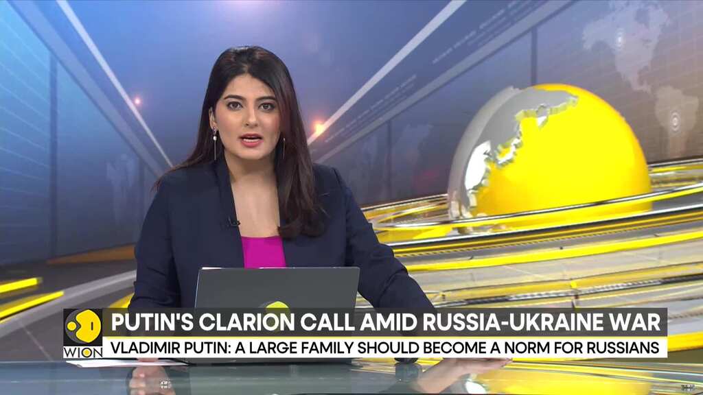 Putin asks Russian women to have '8 or more' children, says it should be 'way of life'