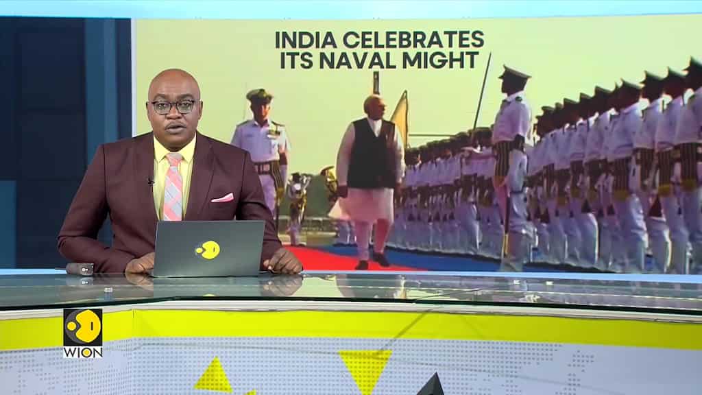 Indian Navy Day: PM Modi attends Navy Day celebrations in India's west coast