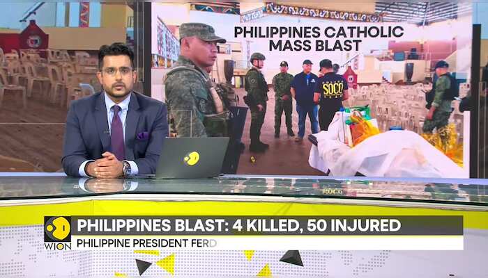 Islamic state militants 'ISIS' claim Philippines Catholic mass blast