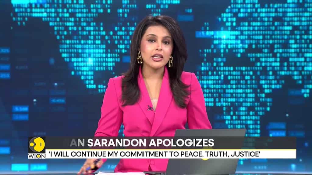 Susan Sarandon issues an apology for remark regarding Jews during rally