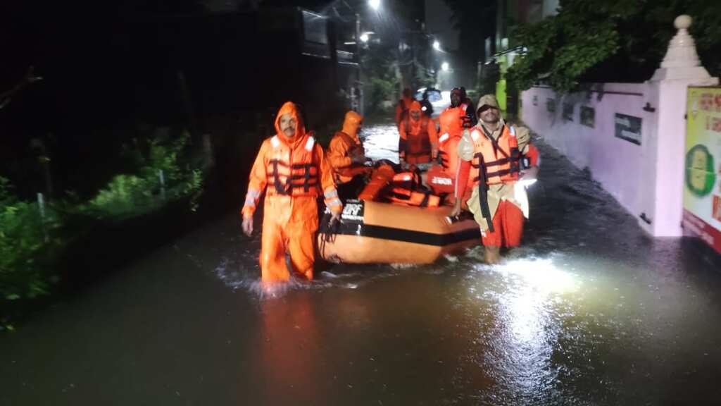 Cyclone Michaung: Chennai, nearby districts lashed by over 25 cms of rain; airport arrivals closed for 14 hrs