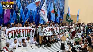 Israel-Hamas war: Activists protest Israel's bombardment of Gaza at COP28 venue