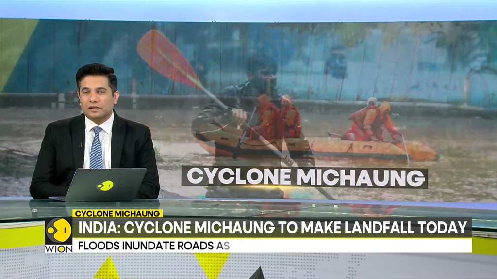 Cyclone Michaung: Tamil Nadu govt extends holiday til tomorrow | Storm to make landfall soon