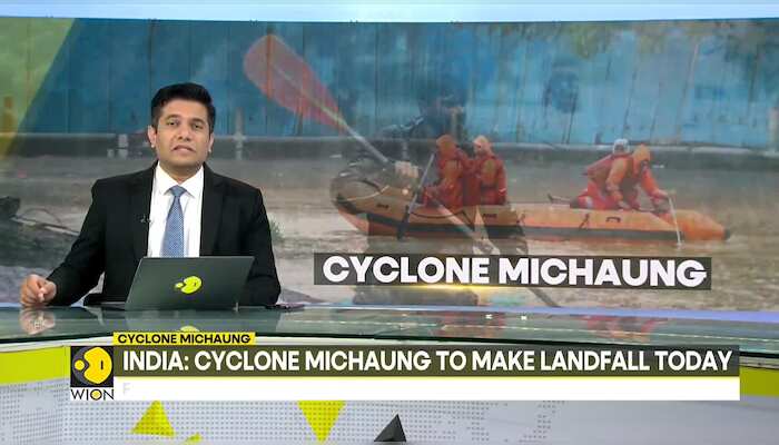 Cyclone Michaung : Cyclonic storm to make landfall in next four hours | Over 500 flights cancelled