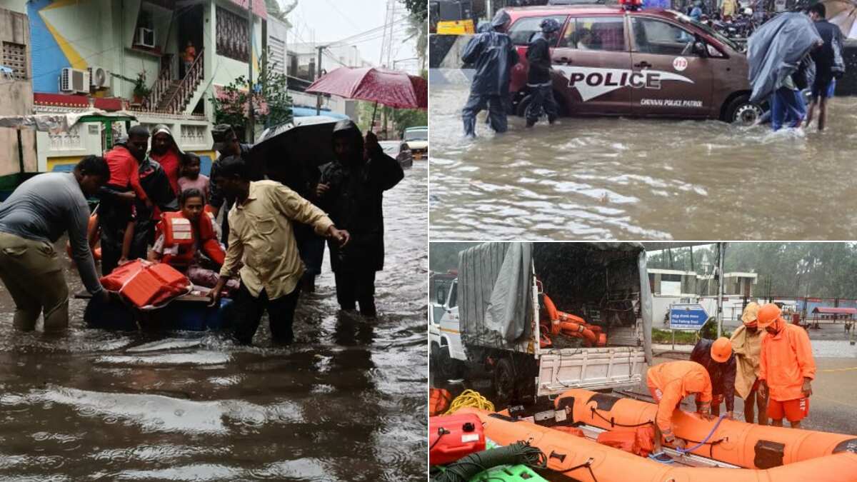 Cyclone Michaung: At least five killed in Chennai amid heavy rains, flights halted Cyclone Michaung: At least five killed in Chennai amid heavy rains, flights halted