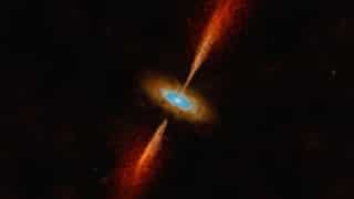 Disc of gas whirling around star found for the first time in another galaxy 