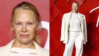 Pamela Anderson goes makeup-free once again for 2023 Fashion Awards; exudes confidence and effortless coolness