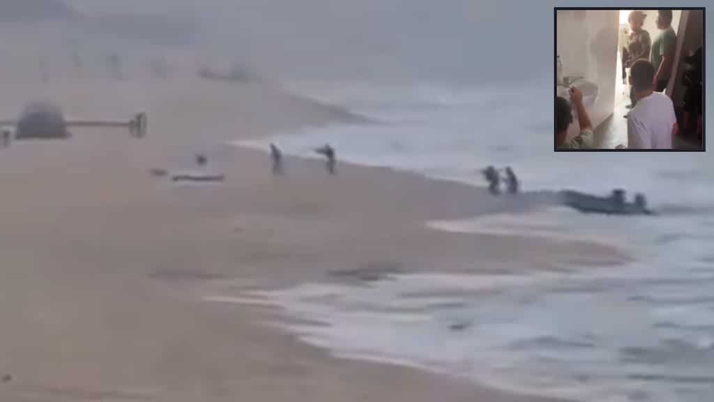 As it happened: New clips emerge of Hamas landing on Israeli beach, killing soldier, teens on Oct 7