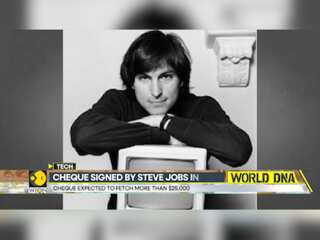 Steve Jobs' 1976 cheque to Radio Shack set to fetch $22,000 at auction
