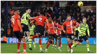 Premier League: Arsenal go five clear after Declan Rice seals seven-goal thriller at Luton