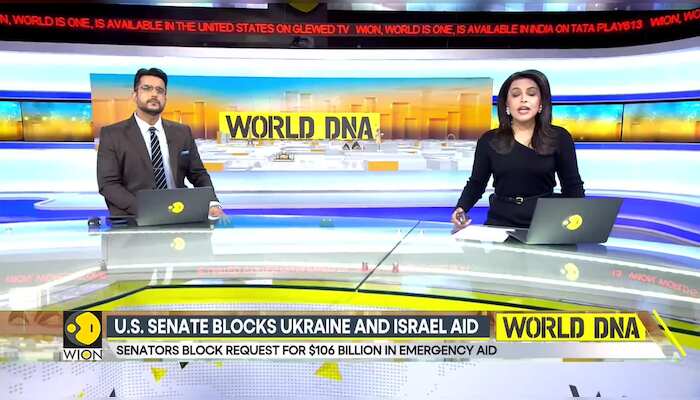 US Senate Republicans block Ukraine and Israel aid bill