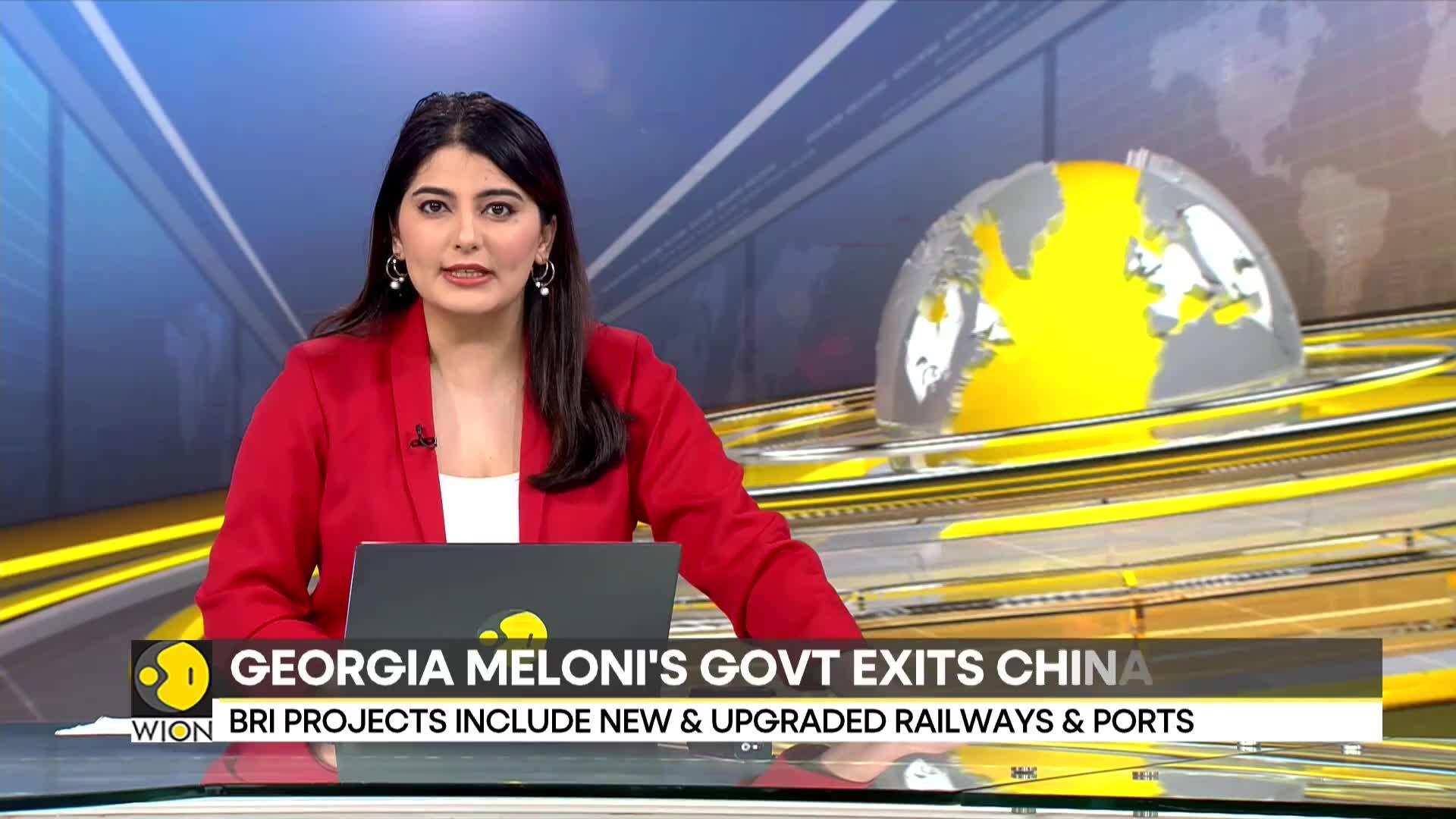 Italy Meloni's government exits Belt and Road Initiative by