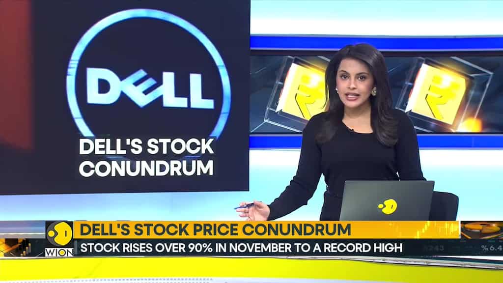 Dell stock rises over 90% in November to a record high