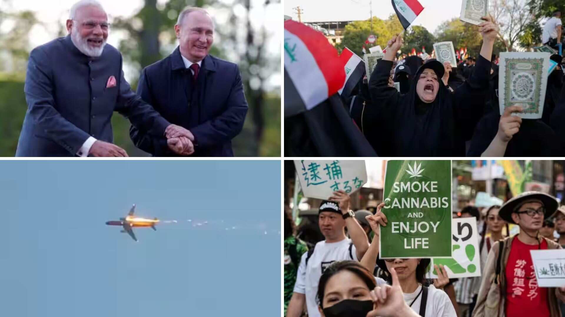 Top 10 world news: Putin praises India, Denmark parliament bans public Quran burnings, and more Top 10 world news: Putin praises India, Denmark parliament bans public Quran burnings, and more