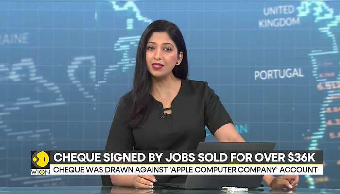 Steve Jobs' 1976 cheque to Radio Shack to fetch $22,000 at auction