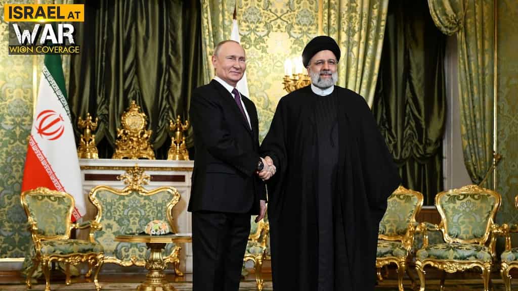 Iranian President Raisi accuses West of backing Israel's 'genocide' during talks with Putin