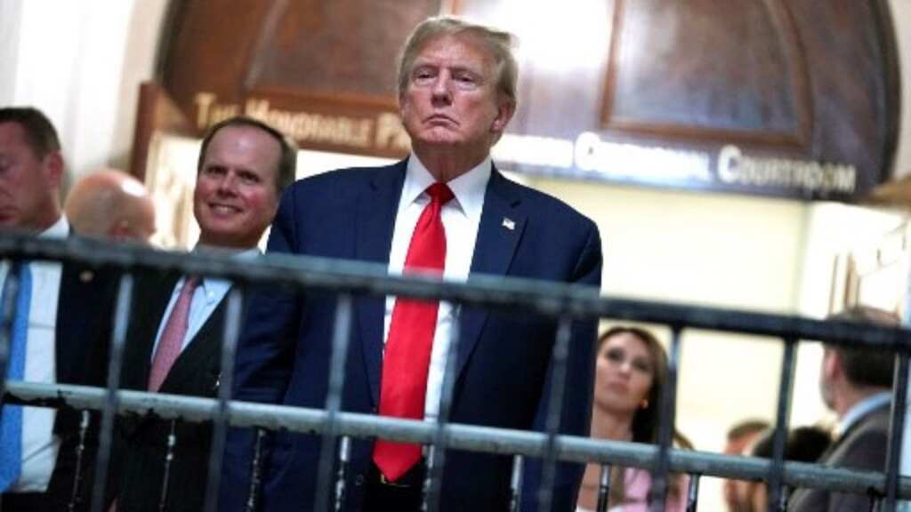 Donald Trump appears in New York court, calls fraud trial 'witch hunt and corrupt'