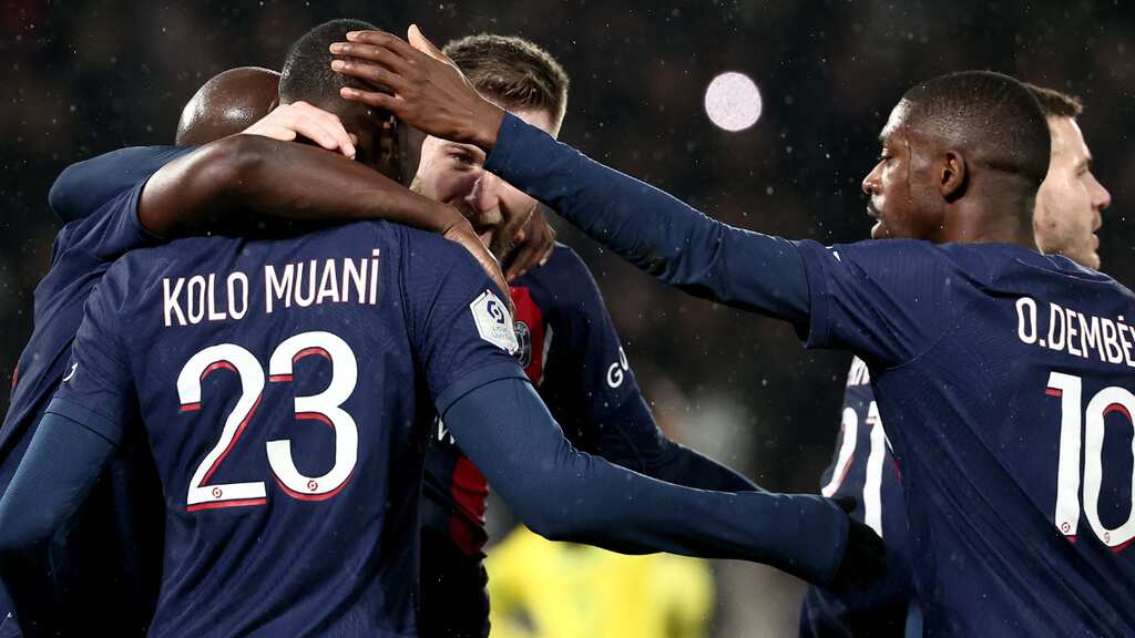 Ligue 1: Kolo Muani's winner takes PSG past Nantes