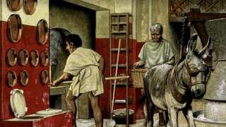 Archaeologists discover ancient bakery in Italy's Pompeii which enslaved workers