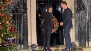 UK: Rishi Sunak, Dutch PM briefly locked out of 10 Downing Street. Video