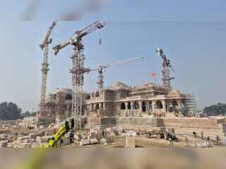 In Pics | India's Ayodhya Ram temple's sanctum sanctorum almost complete