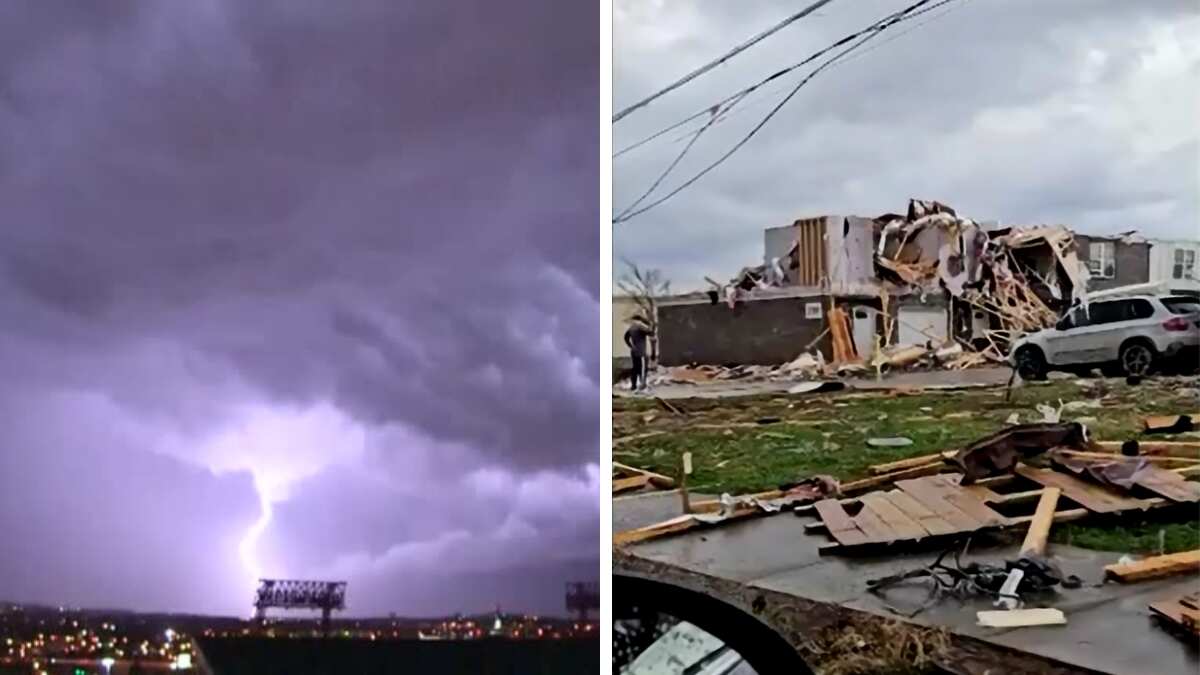 In pics: At least six killed, thousands left without power after storms ...