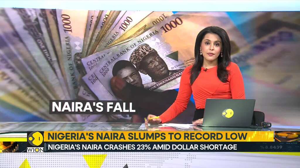 Nigeria's Naira crashes 23% amid dollar shortage in Nigeria