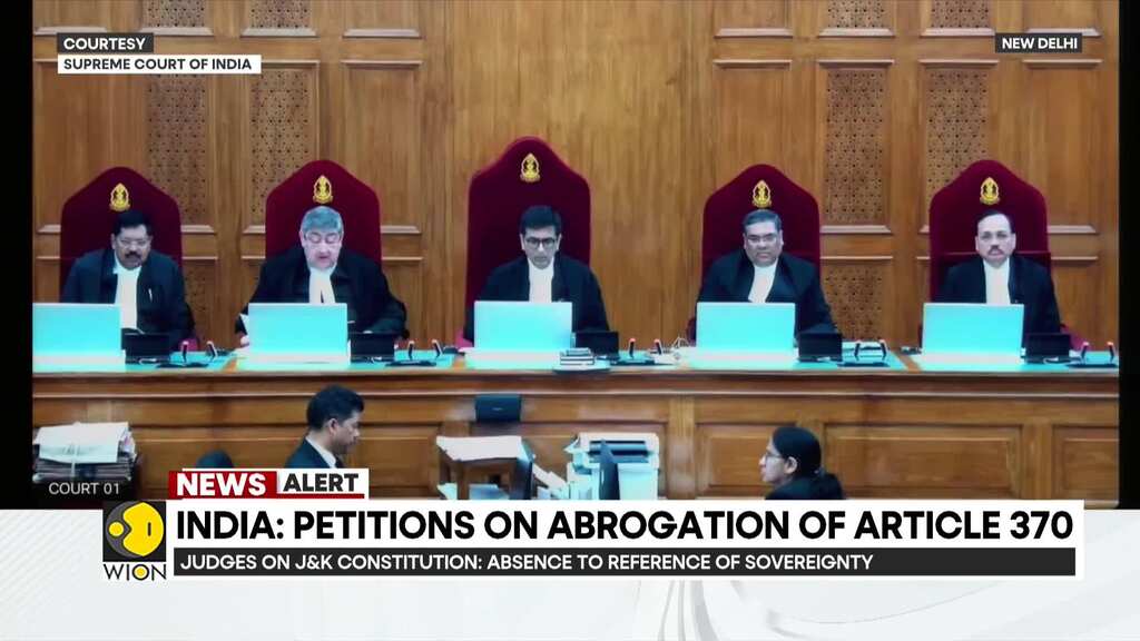 Cheif Justice of India: President had the power to abrogate section 370