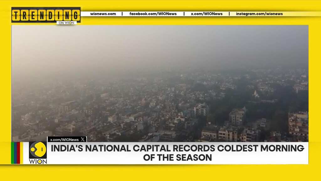India: National capital wakes up to a chilly and breezy Monday, the coldest day of the season