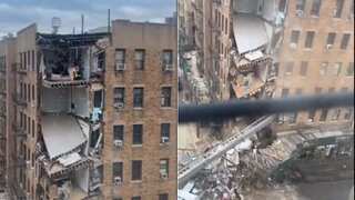 New York: Part of residential building in the Bronx collapses, officials search for possible victims