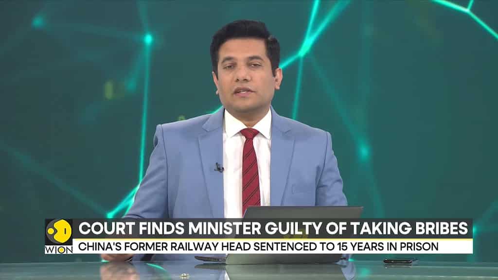 China's former railway head sentenced to 15 years in prison
