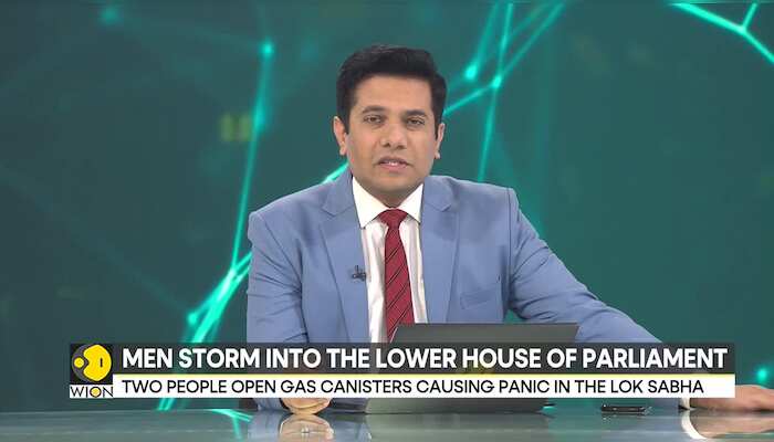 Parliament Security Breach: Intruders open gas canisters causing panic in Lok Sabha