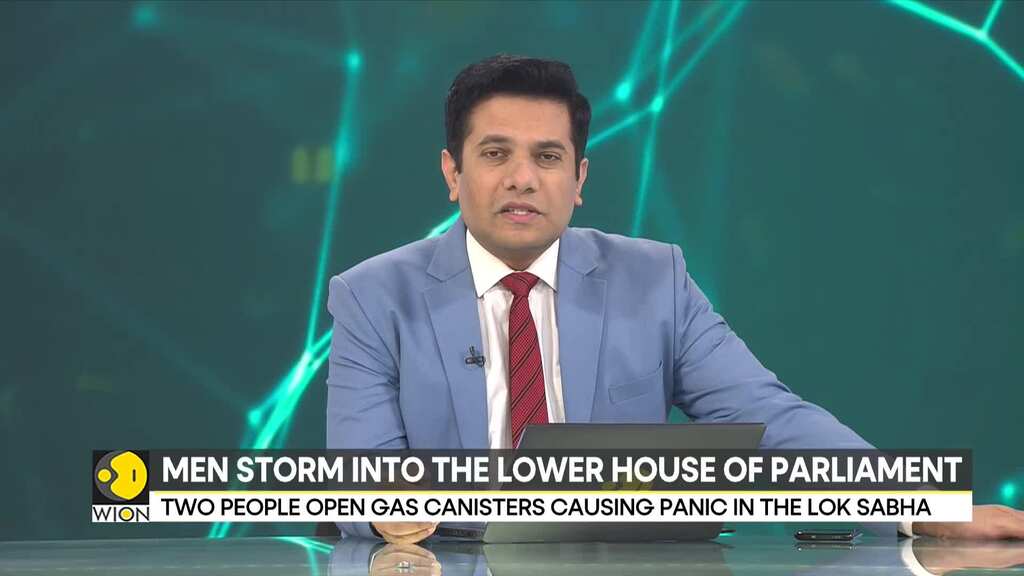 Parliament Security Breach: Intruders open gas canisters causing panic in Lok Sabha