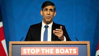 UK House of Commons OKs bill to send migrants to Rwanda, 320 back PM Rishi Sunak's plan